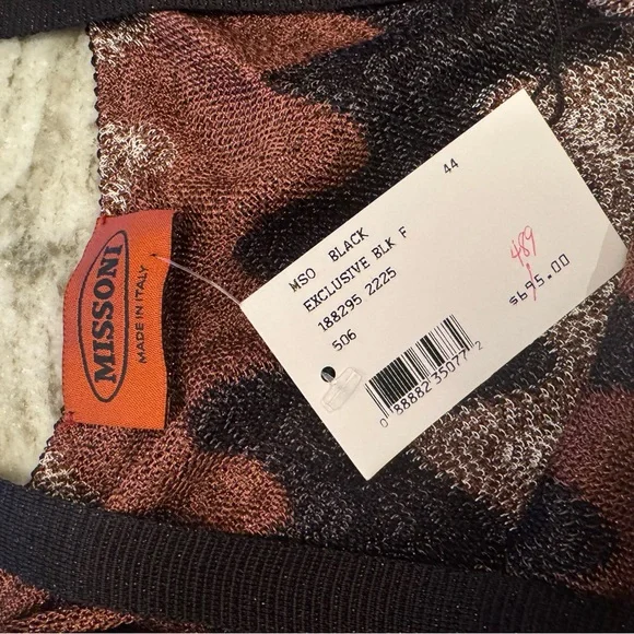 Missoni Black and Brown Knit Top - Picture 3 of 4